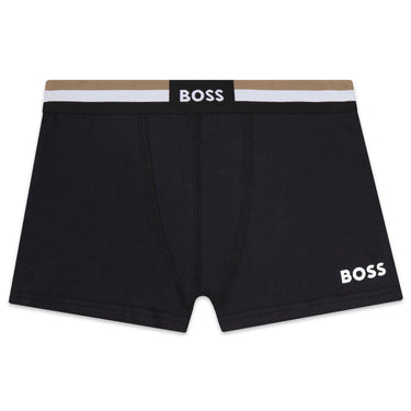 Bóxers BOSS negro/kaki para niños y adolescentes
